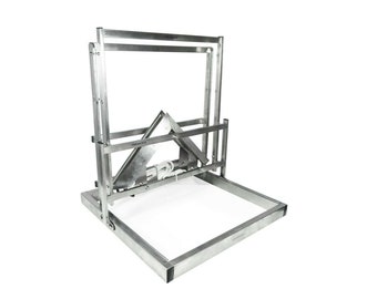 Hive Frames Uncapper with Double 12V Electric Knives Bee Honey Stainless Steel Uncapping Machine