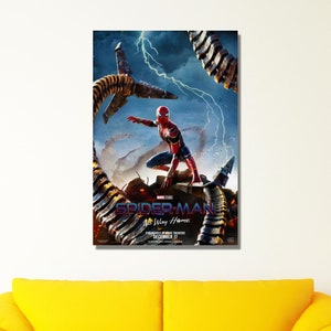 Spiderman Print art, Spiderman Movie Poster Art, Spiderman Comics Book Canvas Art Print, Kids Room Wall Art Decor, Spiderman Print, Gift for Kids