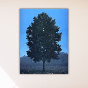 René Magritte 16 de setembro pôster de arte em tela, René Magritte tela de arte de parede, reprodução de impressão em tela, arte em tela surrealista, artes modernas
