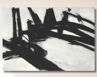 Franz Kline Poster Kunstdruck, Franz Kline Schwarz Weiß Kunst Leinwand Wandkunst, Franz Kline Druckkunst, Moderne Wandkunst Dekor, berühmte Wandkunst Dekor