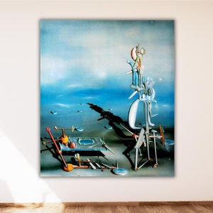 Yves Tanguy Indefinite Teilbarkeit Poster Leinwand Wandkunst, Surrealismus Wand Kunst Decor, Abstrakte Kunst Leinwand, Moderne Wandkunst, Fashion Wandkunst