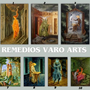 Poster/tela da parete personalizzati di Remedios Varo, opere d'arte di Remedios Varo, stampe artistiche di Remedios Varo, scegline 1 tra le 24 di Varo, scegli la tua preferita