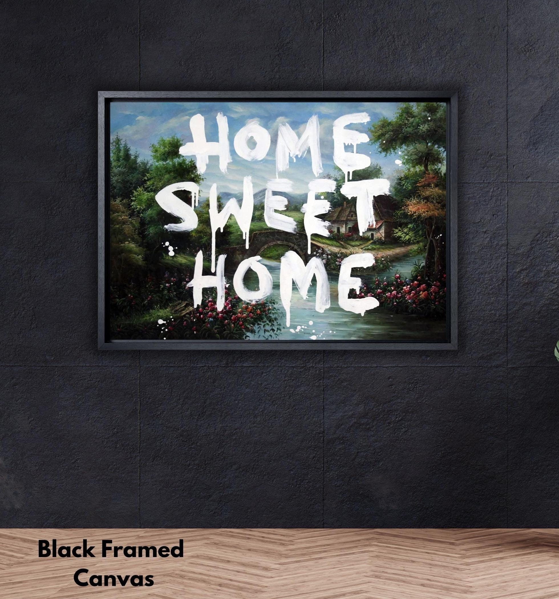 Banksy ポスター  SWEET  Moco museum Banksy ポスター HOME SWEET HOME Moco museum