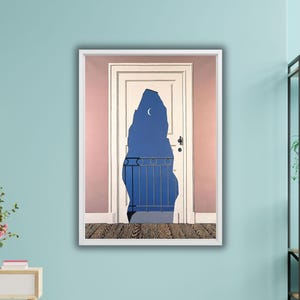 René Magritte Lacte de foi Art Poster, René Magritte Lacte de foi Impressão em tela de parede, Impressão de reprodução, Arte em tela de surrealismo, Artes modernas