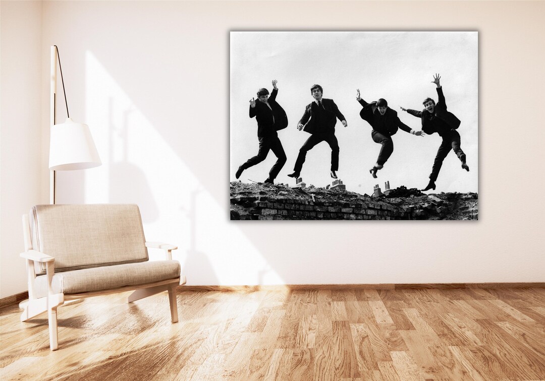 Beatles Jumping Poster Artbeatles Band Print Artbeatles Band - Etsy