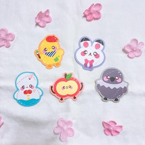 Love and Deep space Sticker Flake | Cute Stickers, Deco, Korean Stationery, Penpal, Journaling, Planner Stickers, Food