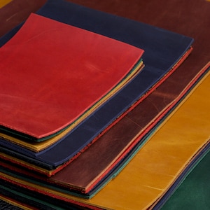 Crazy Horse Full Grain Leather Panel: Soft Pull-Up Leather 1.6-1.8mm (4.5-5oz)