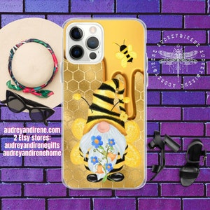 Honey Bee Gnome Dripping Honey iPhone Case