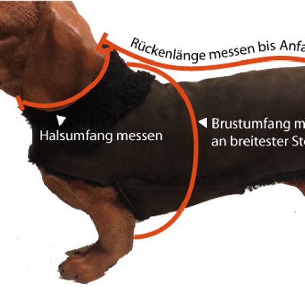 Hundemantel Lammfell