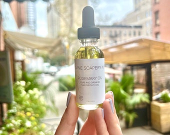 Pure Organic Rosemary Hair Growth Oil | Natural Strengthening Treatment