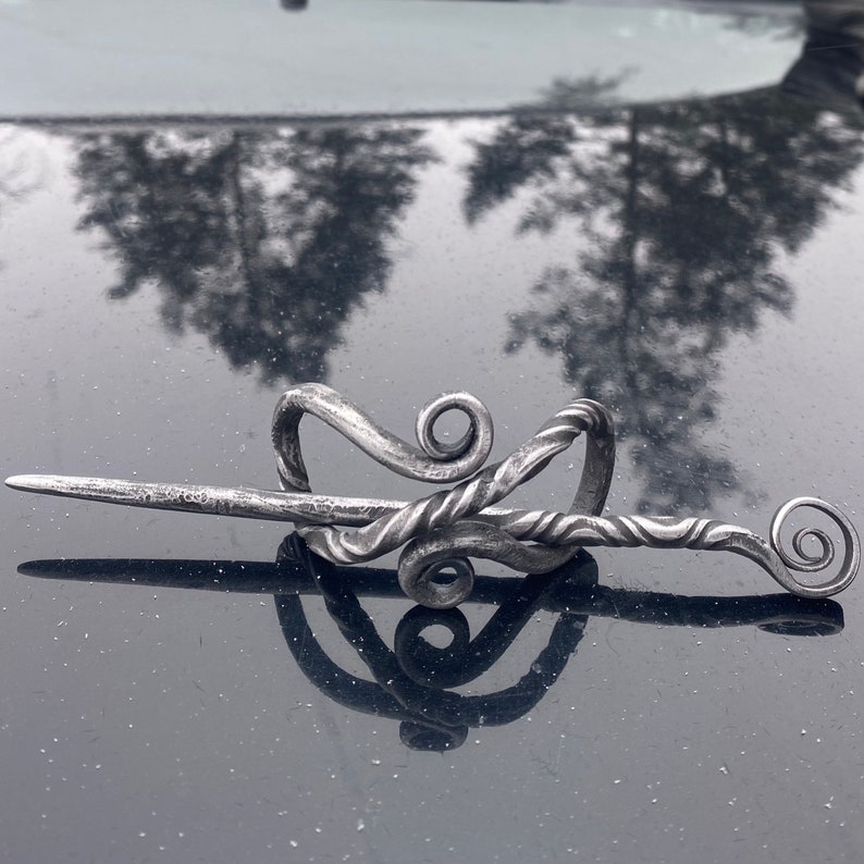 Hand Hair Pin / Bun Holder. Made in Montana. Long Hair Etsy