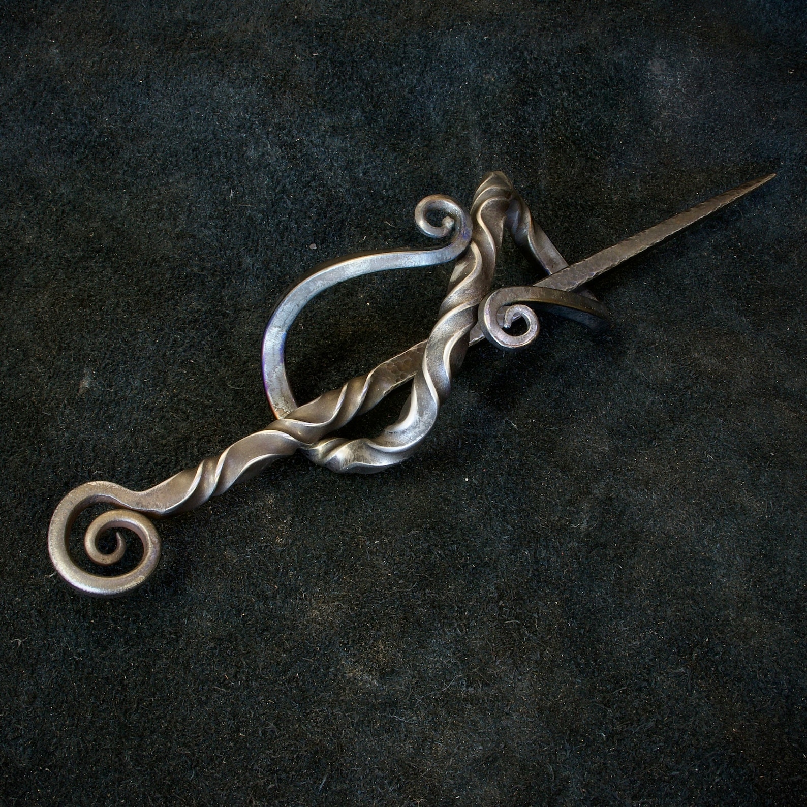 Hand Hair Pin / Bun Holder. Made in Montana. Long Hair Etsy