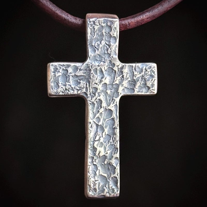 Hand Hammered HADA Cross
