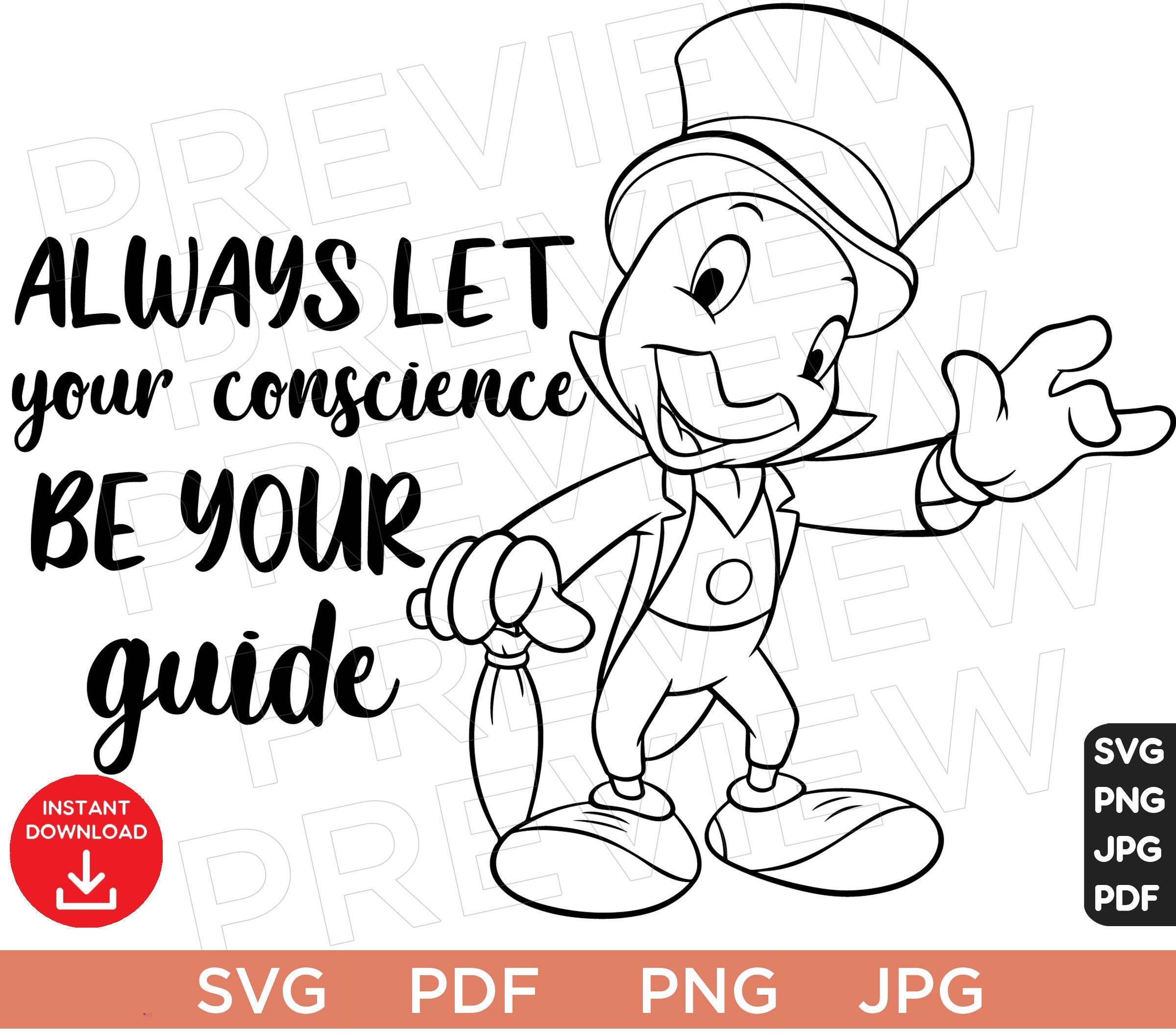 Jiminy Cricket Let Your Conscience Be Your Guide