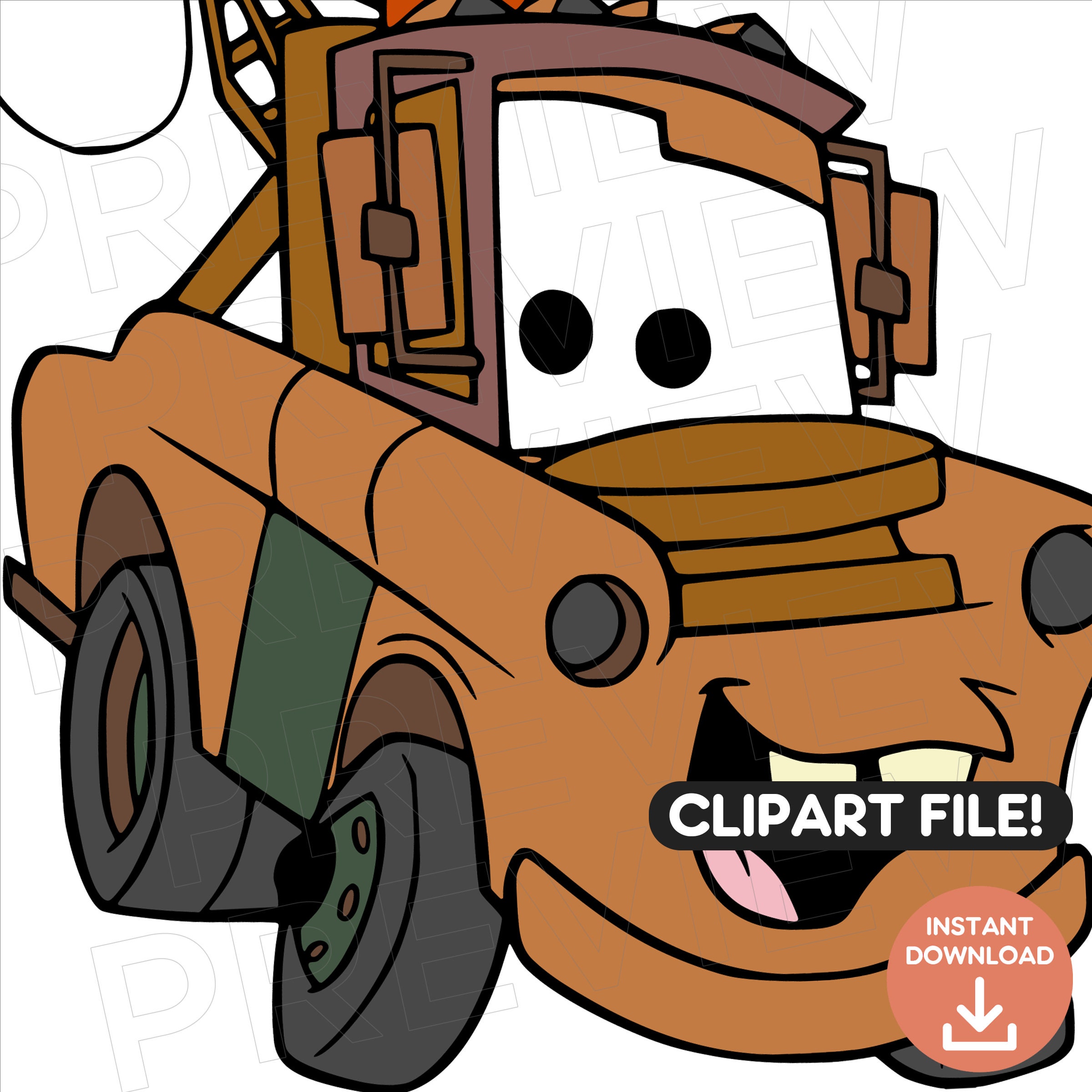 Tow Mater Face Svg 91 - 5rv0trg