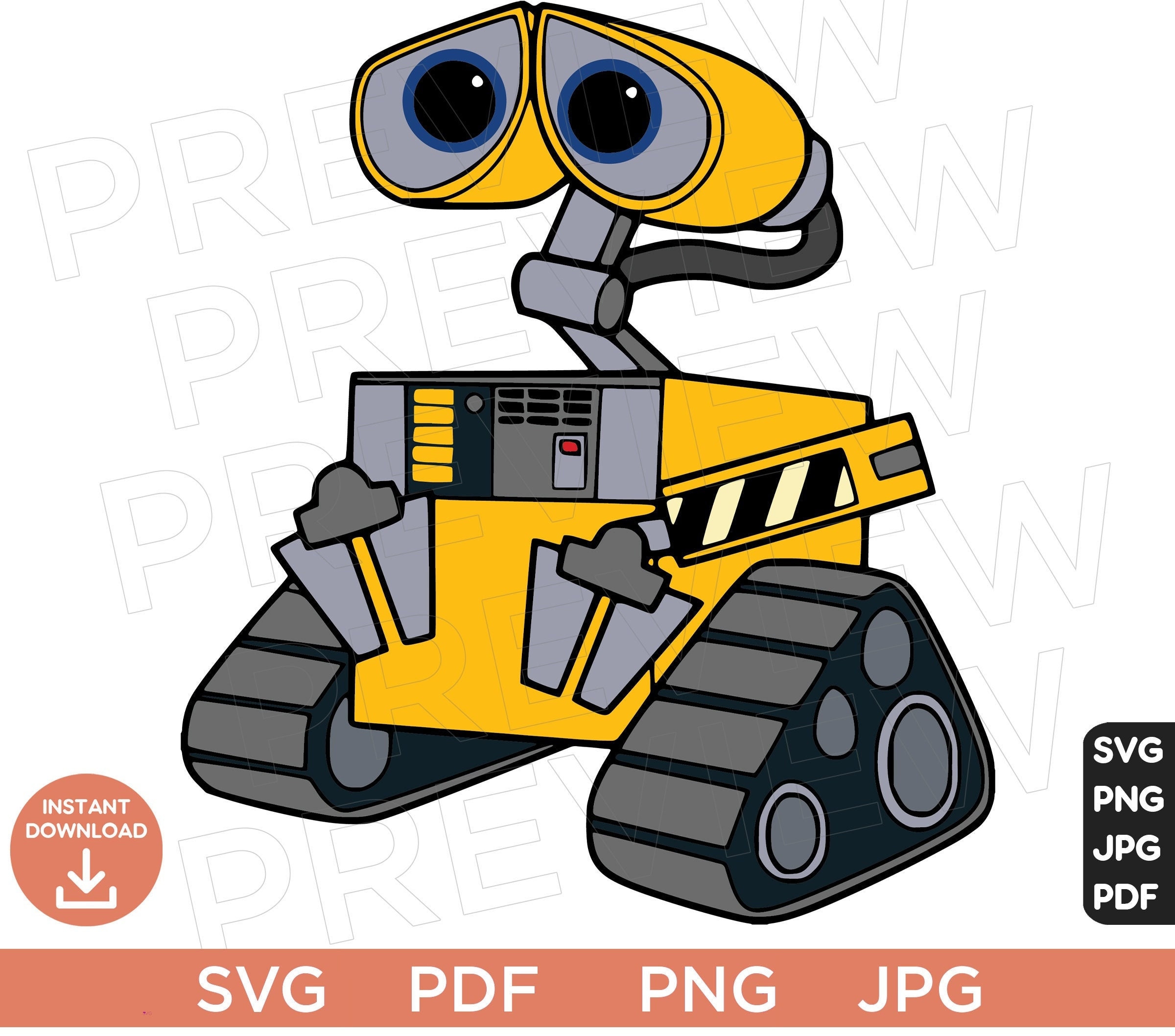 Wall E Eve Svg Etsy