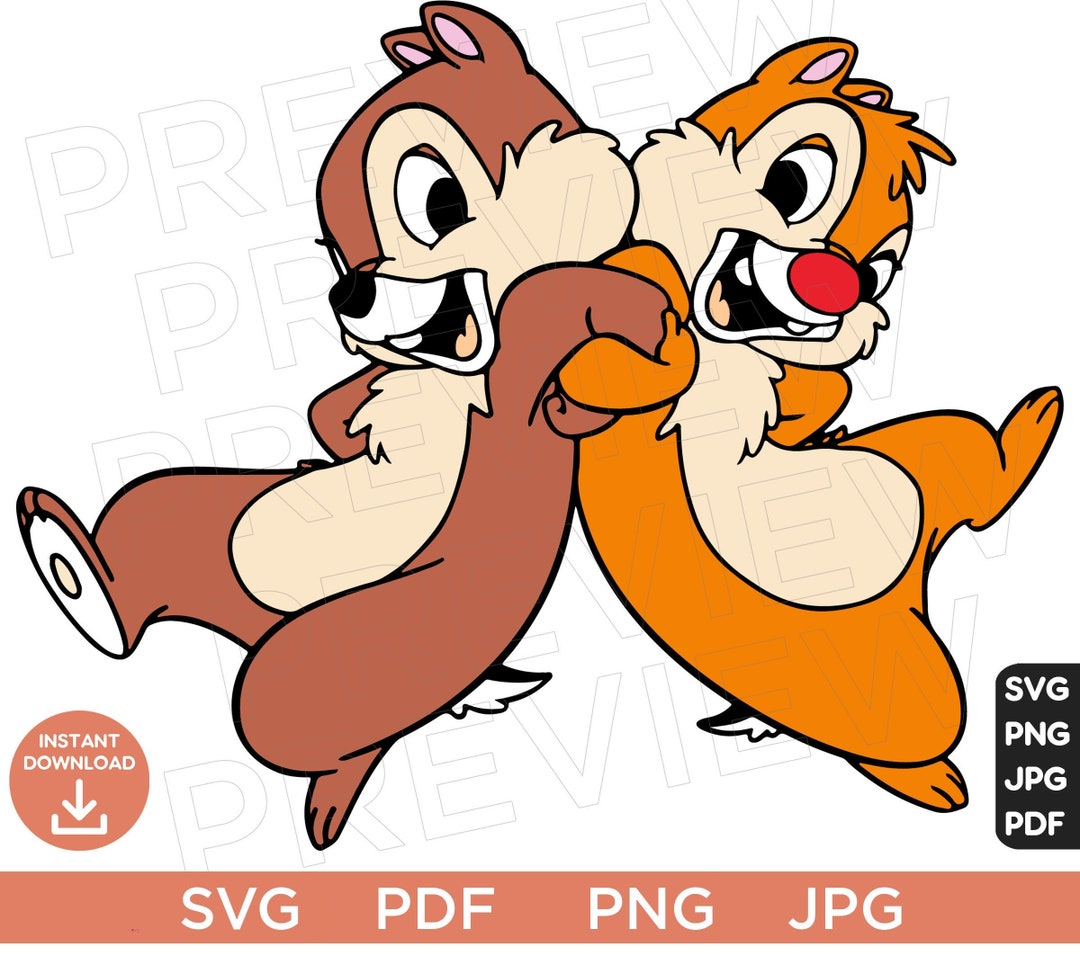 Vector Svg Chip and Dale Ears SVG Chip 'N Dale Rescue Etsy 日本