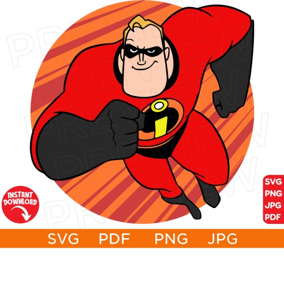 Mr. Incredible Bob Parr SVG the Incredibles SVG Disneyland - Etsy Mr. Incredible Bob Parr SVG the Incredibles SVG Disneyland - Etsy