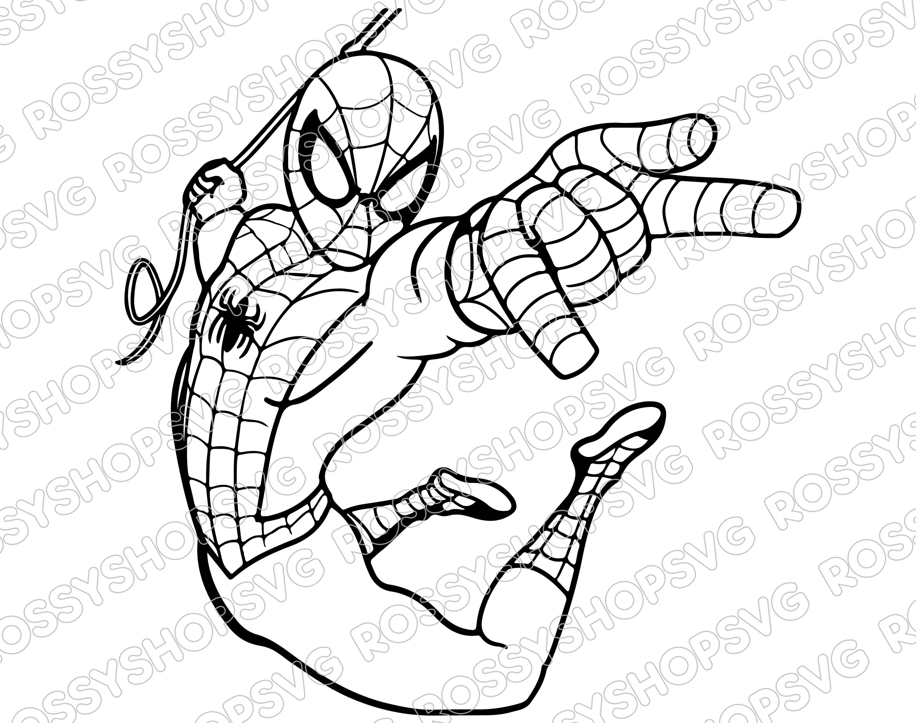 Discover Spiderman SVG PNG PDF / T-shirt svg / Cutting file / Coffee mug svg / Sublimation / Cricut / Vector Svg