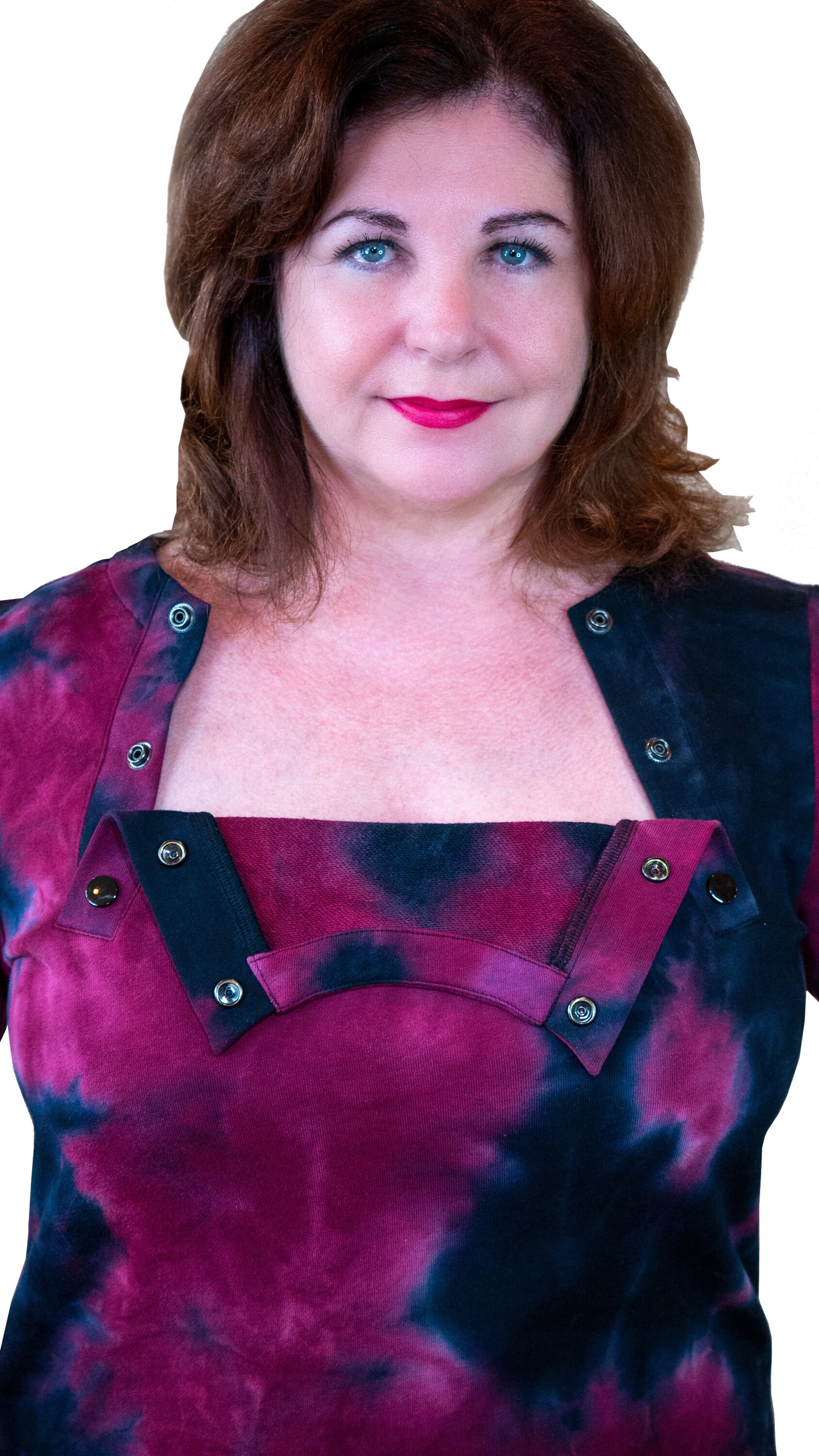 Long-sleeve Chemo Shirt for Women, With Easy Chest Port Access Makes a