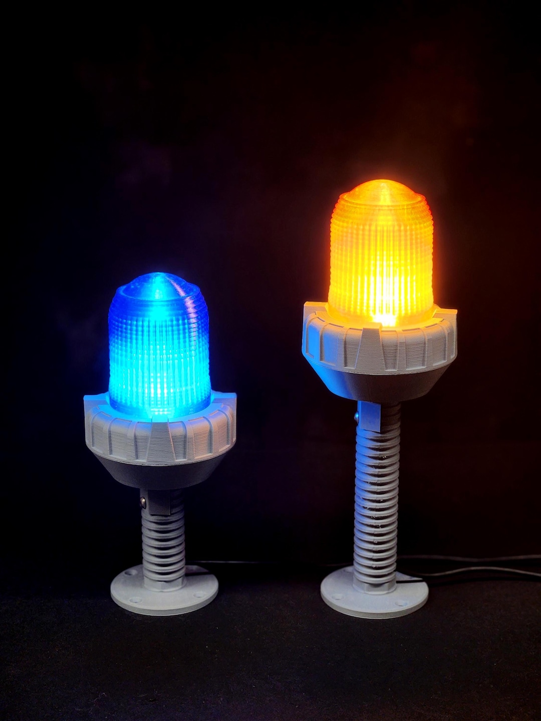 Jurassic Park Electric Fence Warning Lights - (3d Printed) - Etsy