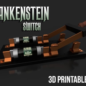 Frankenstein Switch - Vintage elektrische replica - 3D-afdrukbaar digitaal bestand