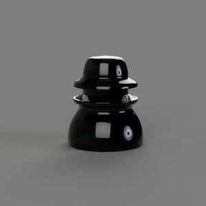 Vintage elektrische glasisolator - Frankenstein Haunt Prop - 3D afdrukbaar - DIGITAAL BESTAND