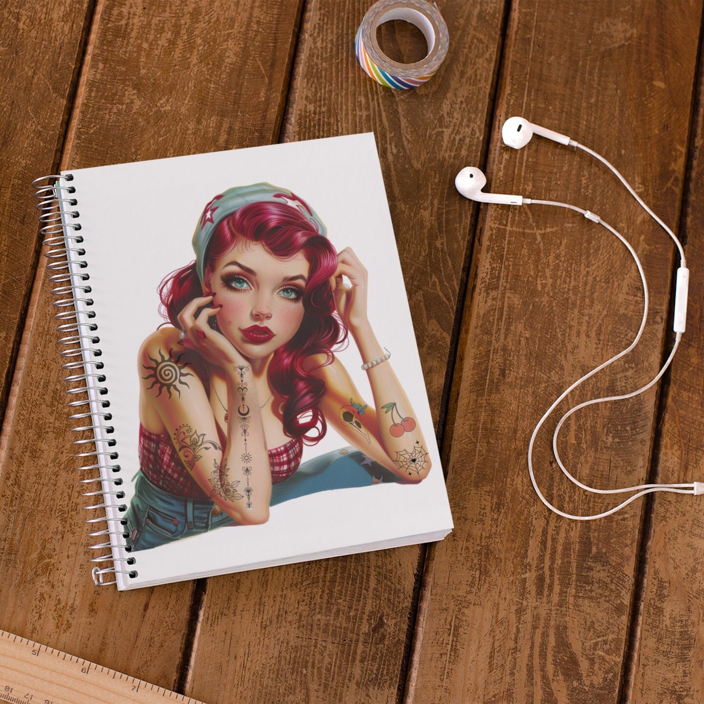PIN-UP  オリジナルイラスト Pin Up Biker Stock Illustrations – 19 Pin Up Biker Stock