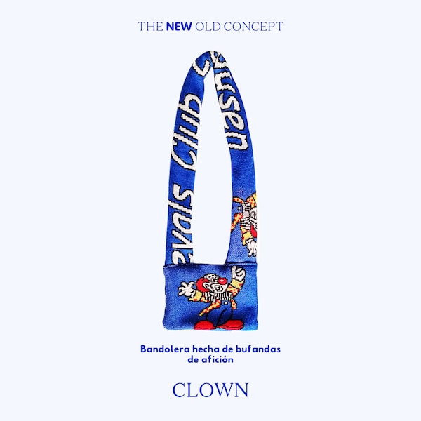 Clown crossbody scarf