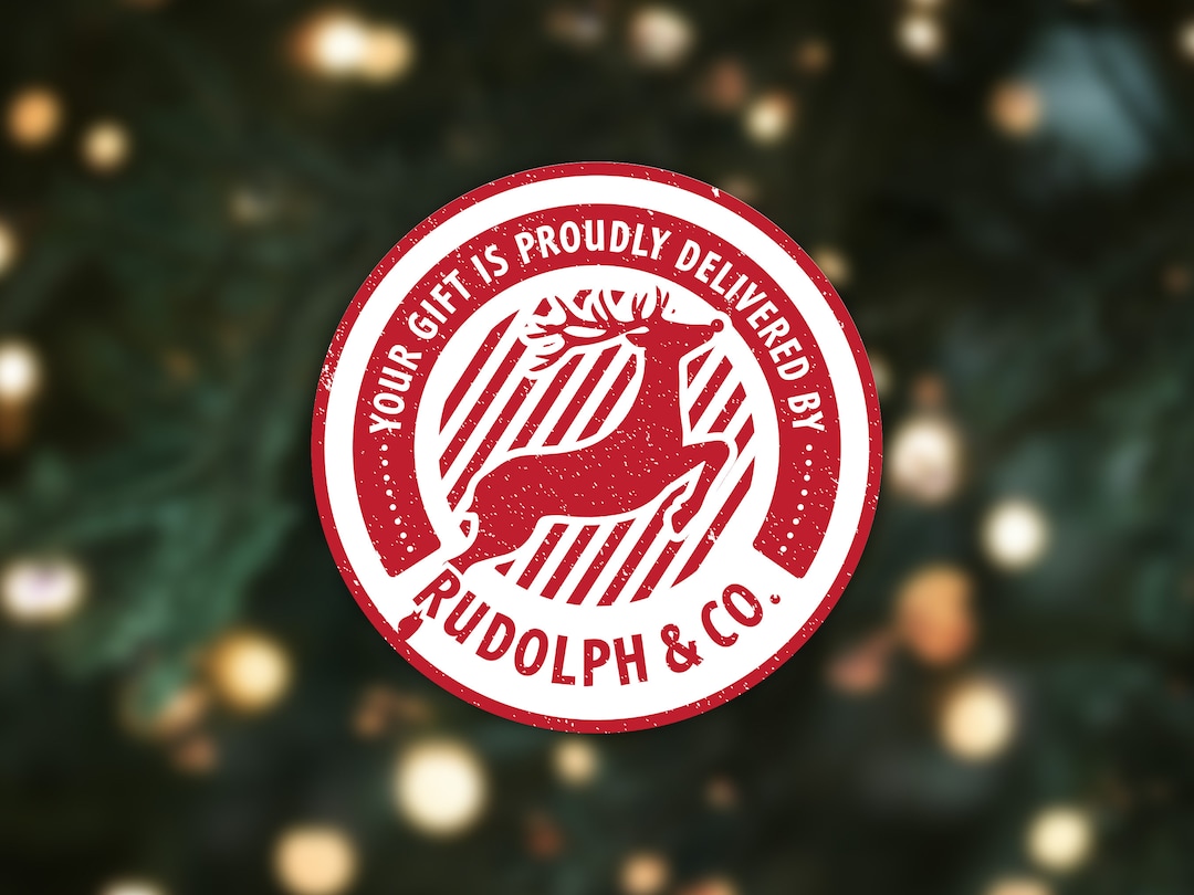 Gift Tag Label - Rudolph & Co. | 3