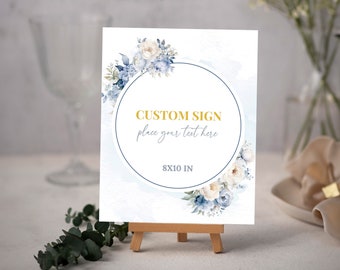 Kentucky Derby Bridal Shower Custom Sign, Derby Hat Editable Sign Template, Derby Flowers Custom Sign, DIY Custom Sign Template