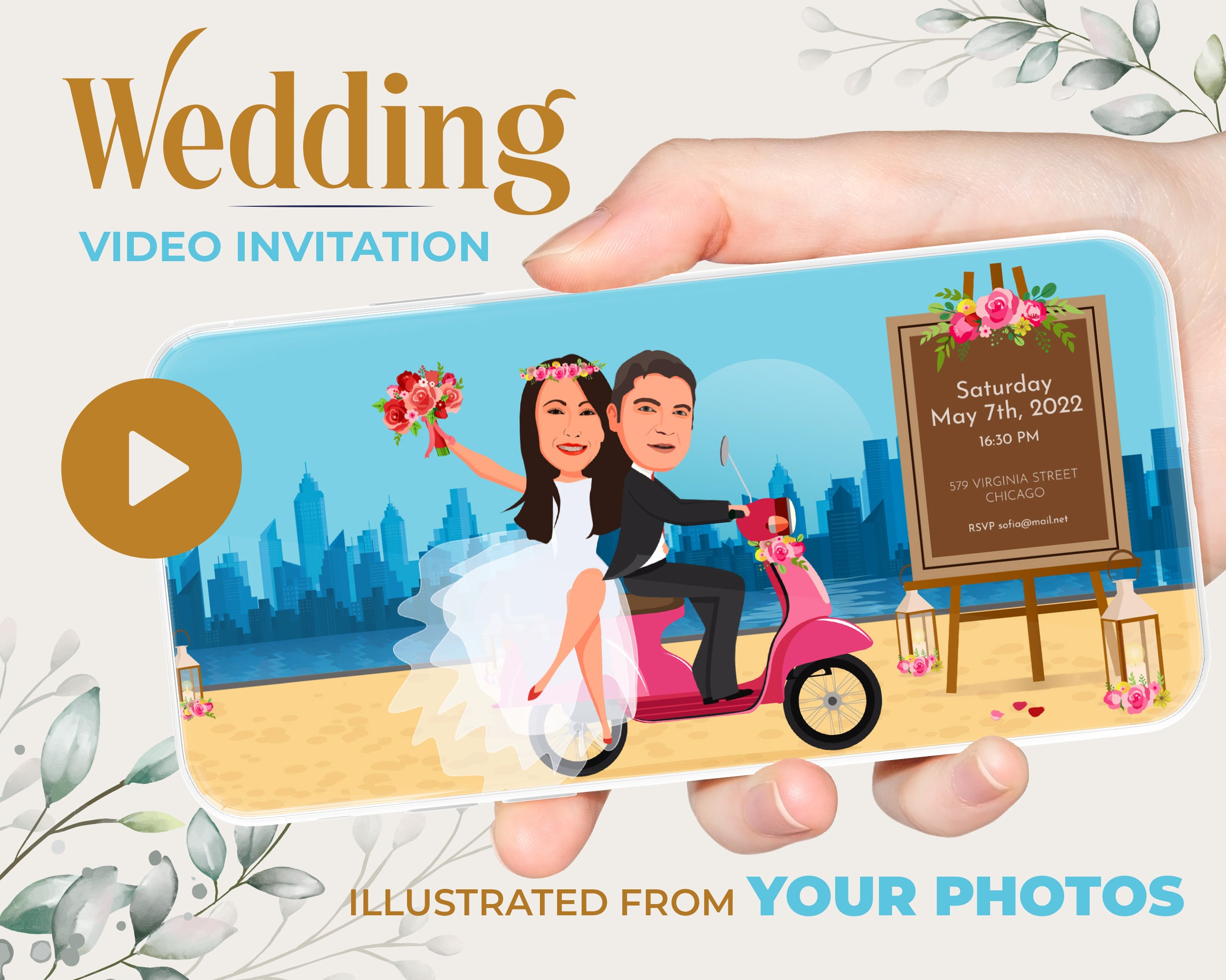 Buy Urban Wedding Video Invitation Digital Custom Animated E Online in India - Etsy Buy Urban Wedding Video Invitation Digital Custom Animated E Online in India - Etsy