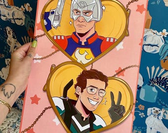 Peacemaker + Vigilante BFF Art Print, Premium 11x17 DCU Poster
