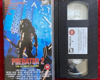 Predator 2 VHS Video (1990) 1853 / Horror VHS Video Tape / Horror Video / Vintage VHS