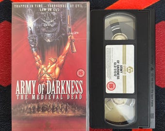 Army Of Darkness: The Medieval Dead (VHS, 1992) Gld51512 / Cinta de video VHS de terror / Video de terror / VHS vintage / Sam Raimi / Evil Dead