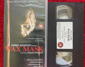 Wax Mask VHS Video (1997) Fm3002 / Horror VHS Video Tape / Horror Video / Vintage VHS