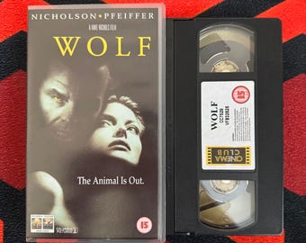 Wolf VHS Video (1994) Cc7529 / Horror VHS Video Tape / Horror Video / Vintage VHS / Jack Nicholson / Wolfman