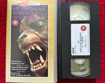 An American Werewolf in London VHS Video (1981) 0842523-gb / Horror VHS Video Tape / Horror Video / Vintage VHS / John Landis