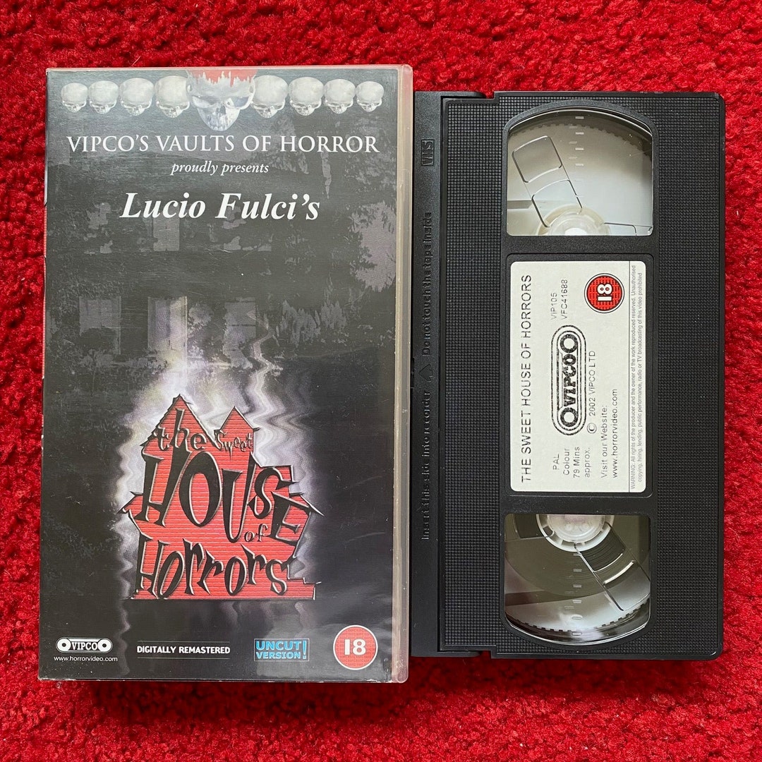The Sweet House of Horrors VHS Video 1989 Vip105 / Horror VHS Video Tape / Horror Video