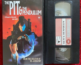 The Pit And The Pendulum VHS Video 1991 Evs1073 / Horror VHS Video Tape / Horror Video / Vintage VHS