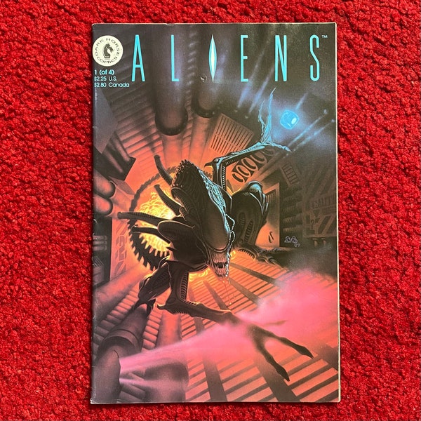 Aliens stripboek / Dark Horse Comics #1 / augustus 1989 / Horror Magazine / Aliens / graphic novel