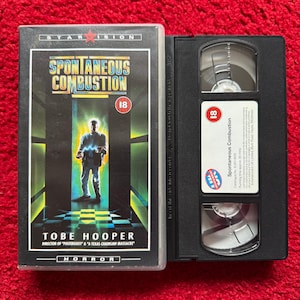 Spontaneous Combustion VHS Video (1989) Eukv6035 / Horror Video Tape / Horror Video / Vintage VHS