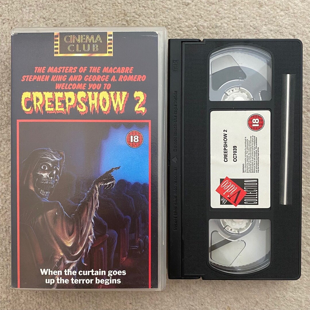Creepshow 2 VHS Video 1987 Cc7039 / Horror VHS Video Tape / Etsy