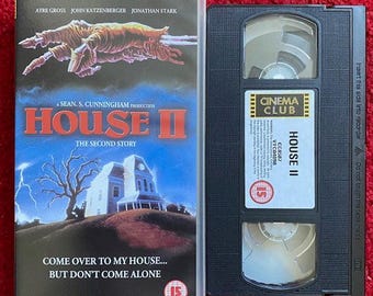 House Ii: The Second Story VHS Video (1987) Cc8587 / Horror VHS Video Tape / Horror Video / Vintage VHS