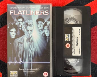 Flatliners VHS Video (1990) C9065043 / Horror VHS Video Tape / Horror Video / Vintage VHS / Kevin Bacon / Kiefer Sutherland