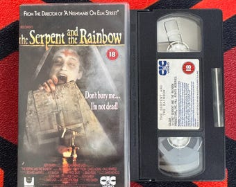 The Serpent and the Rainbow VHS Video (1988) Vhr1362 / Horror VHS Video Tape / Horror Video / Vintage VHS / Wes Craven / Bill Pullman