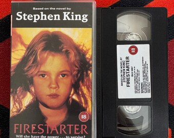 Firestarter VHS Video (1984) Qlg5007 / Horror VHS Video Tape / Horror Video / Vintage VHS / Stephen King