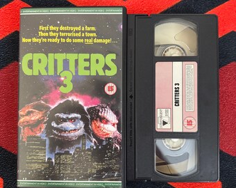 Critters 3 VHS Video (1991) Evs1093 / Horror VHS Video Tape / Horror Video / Vintage VHS / Comedy Horror