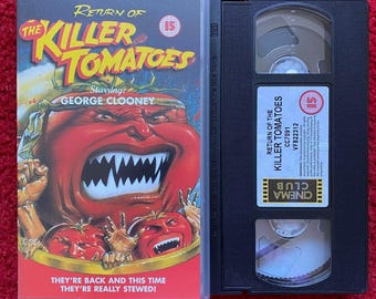 キラートマトの帰還 VHSビデオ (1988) Cc7091 / ホラービデオテープ / ホラービデオ / ビンテージVHS / ホラーVHS