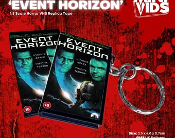 Event Horizon MiniVids Miniature Horror VHS / Keyring / Magnet / VHS Display / Horror Gift / Collectible / Horror VHS / Horror Video